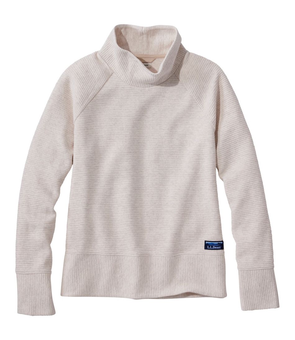 L.L.Bean Women's Lakewashed Double-Knit Funnelneck NEW|CLOTHING|SALE