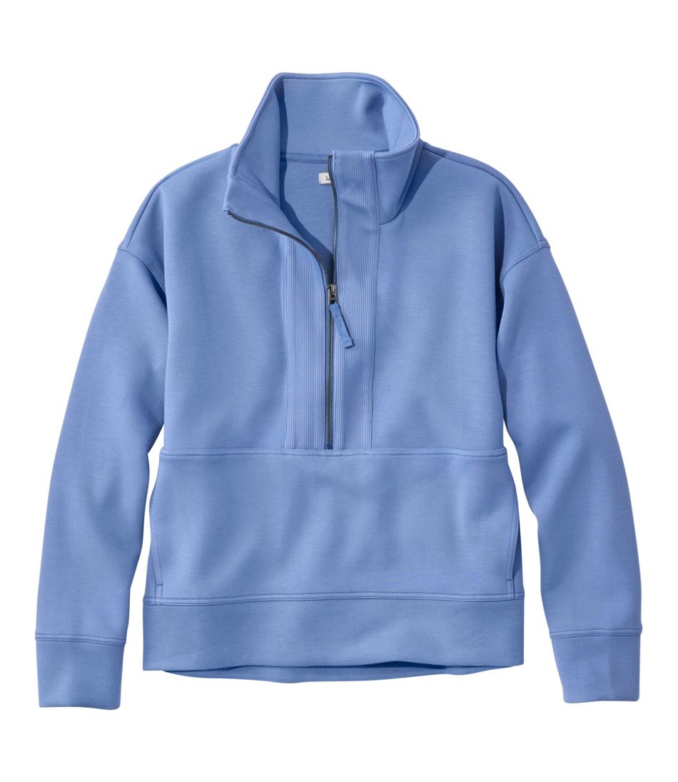 L.L.Bean Women's CloudSoft Top, Half-Zip Pullover NEW|CLOTHING|SALE