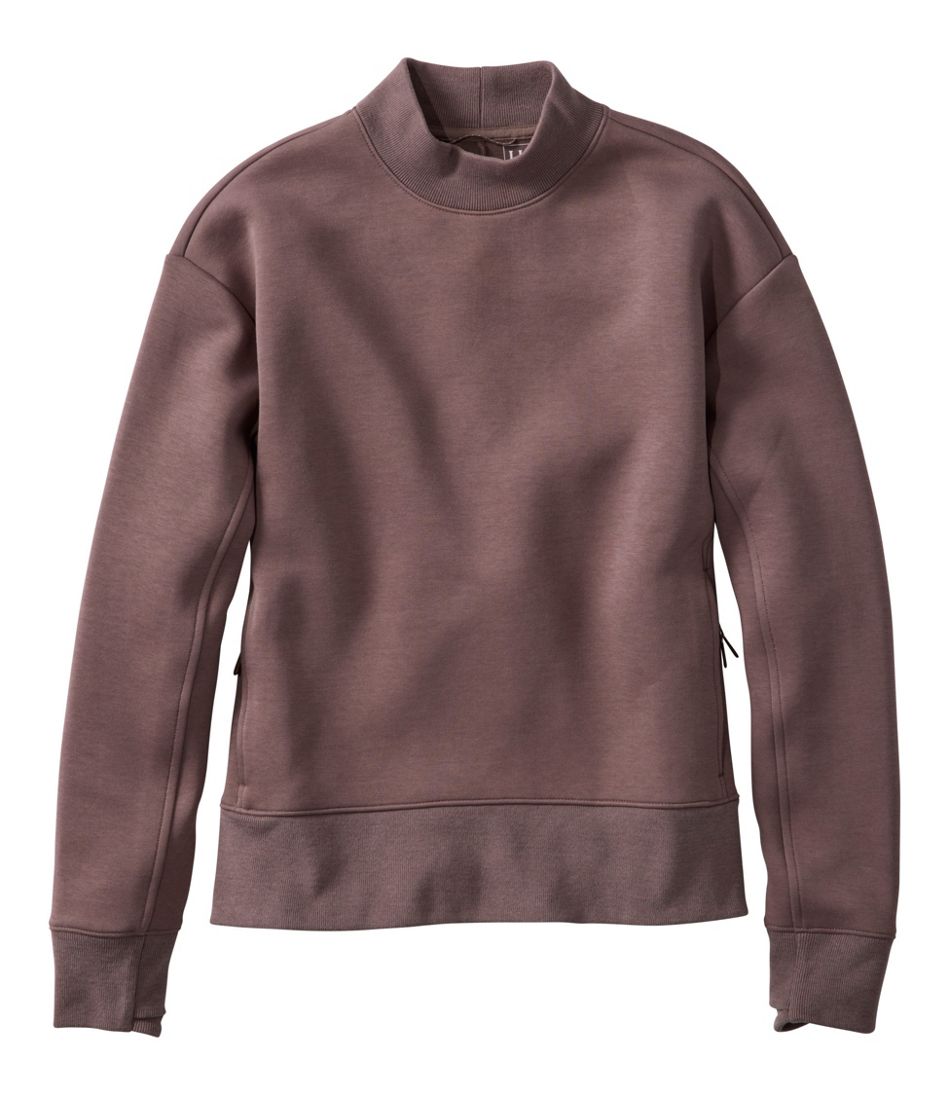 L.L.Bean Women's Multisport Mockneck Pullover Sweatshirt NEW|CLOTHING|SALE