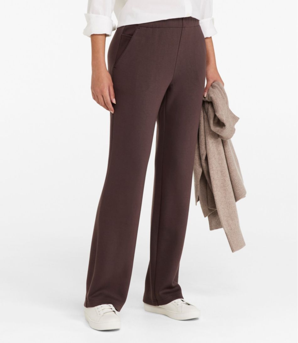 L.L.Bean Women's CloudSoft Pants, Mid-Rise Straight-Leg NEW|CLOTHING