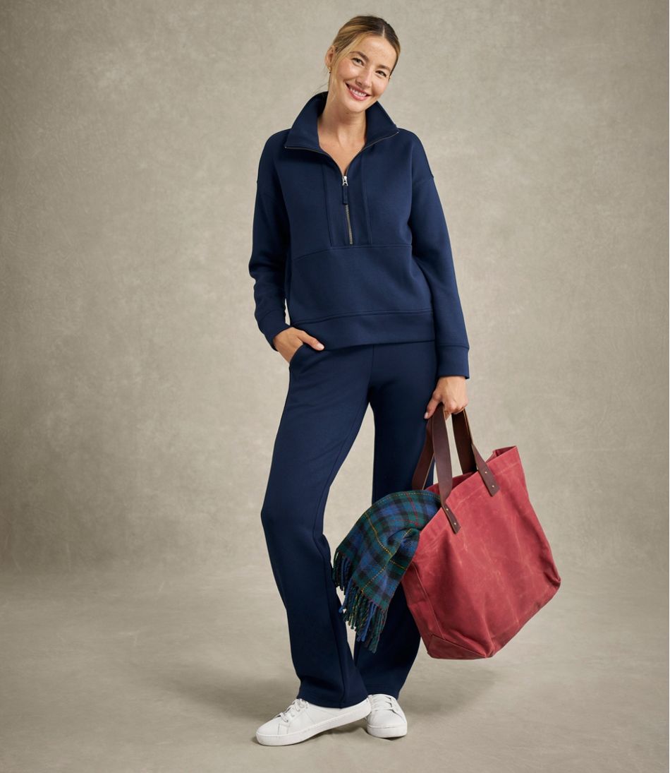 L.L.Bean Women's CloudSoft Pants, Mid-Rise Straight-Leg NEW|CLOTHING