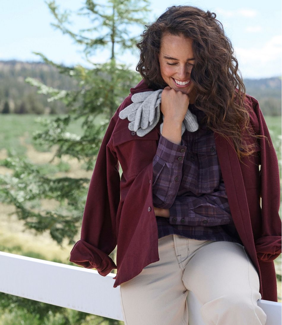 L.L.Bean Women's Sunwashed Corduroy Shirt NEW|CLOTHING|SALE
