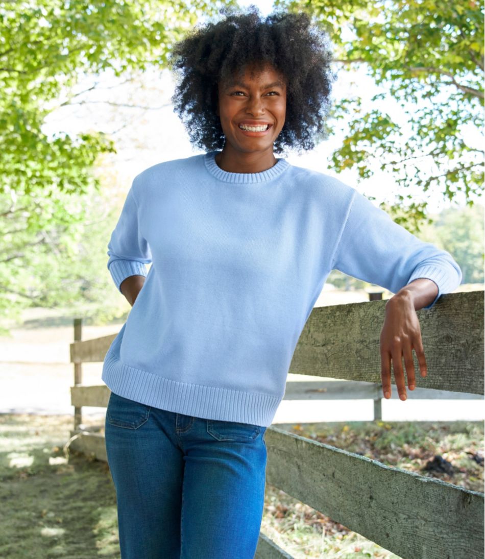 L.L.Bean Women's The Original Double L® Sweater, Crewneck NEW|CLOTHING