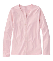 L.L.Bean Women's Pima Cotton Tee, Long-Sleeve Crewneck Cardigan NEW|CLOTHING