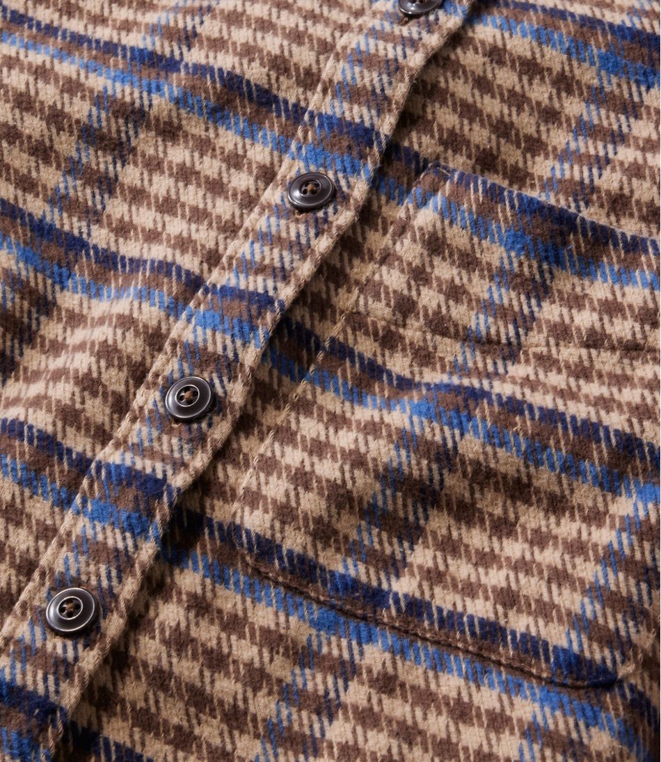 L.L.Bean Women's Signature 1933 Collarless Chamois Tunic, Plaid NEW|CLOTHING|SALE