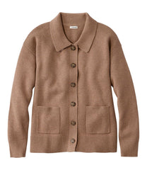 L.L.Bean Women's Wicked Soft Cotton/Cashmere Cardigan NEW|CLOTHING