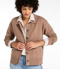 L.L.Bean Women's Wicked Soft Cotton/Cashmere Cardigan NEW|CLOTHING