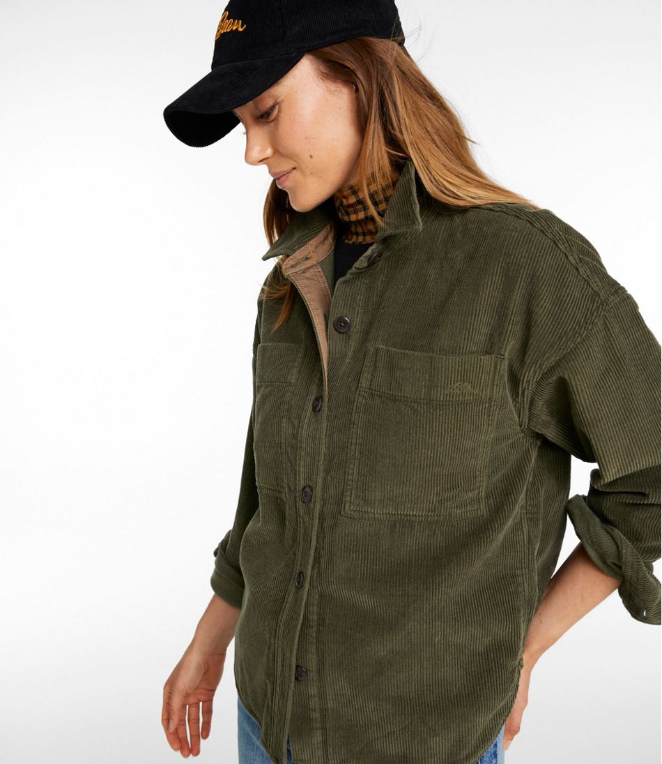 L.L.Bean Women's Signature Corduroy Shirt Jac NEW|CLOTHING