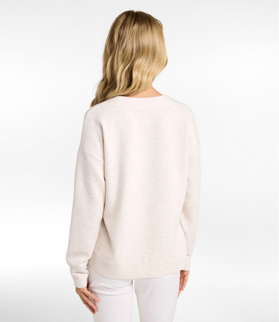 L.L.Bean Women's CloudSoft Splitneck Pullover NEW|CLOTHING