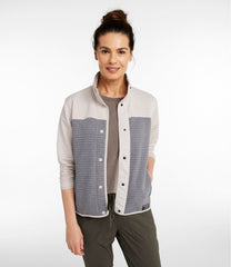 L.L.Bean Women's Airlight Snap Front Jacket, Colorblock NEW|CLOTHING|OUTERWEAR
