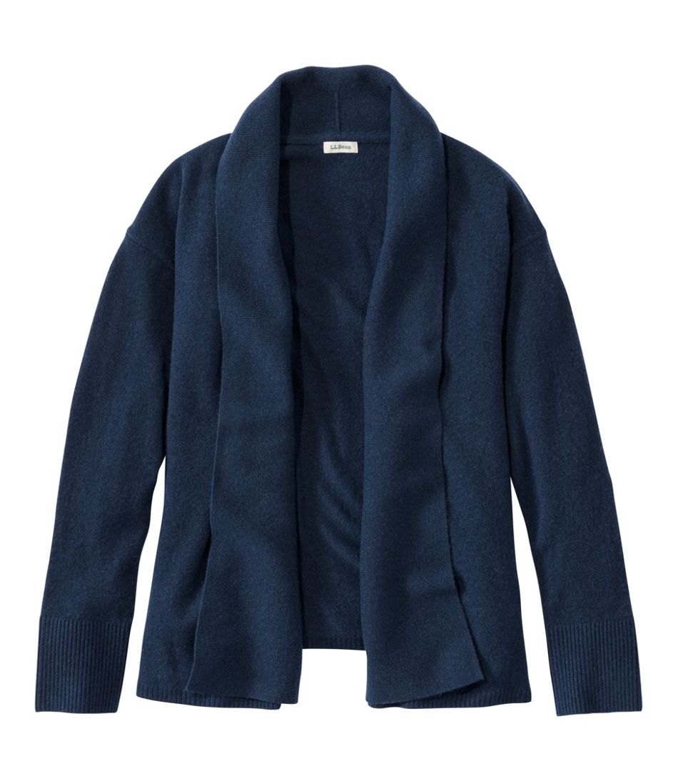 L.L.Bean Women's Classic Cashmere Sweater, Relaxed Cardigan NEW|CLOTHING