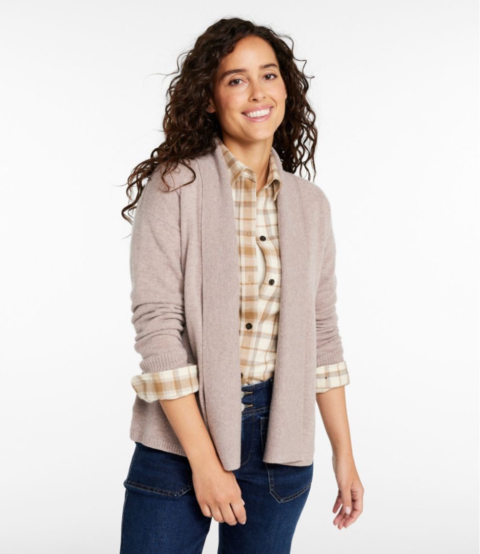L.L.Bean Women's Classic Cashmere Sweater, Relaxed Cardigan NEW|CLOTHING