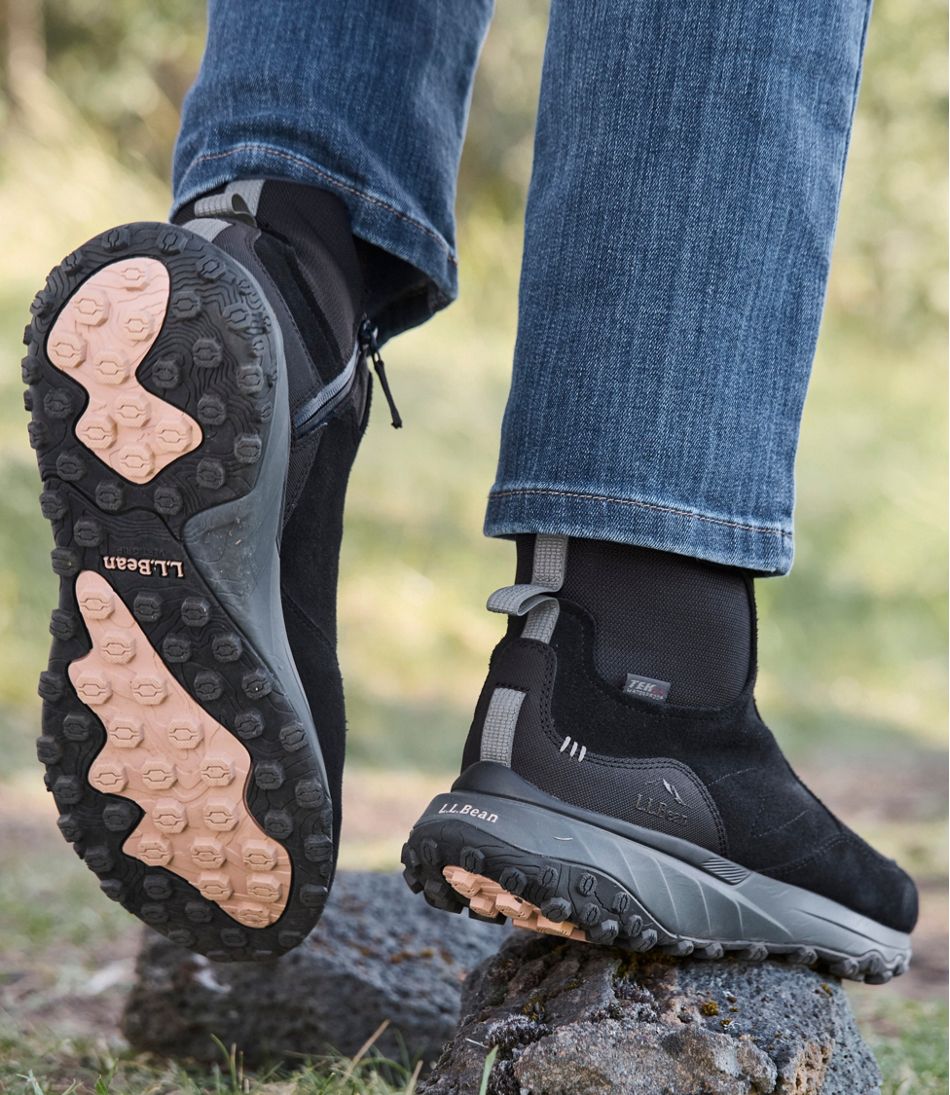 L.L.Bean Women's Snow Sneaker Sport Waterproof Boots, Pull-On Side Zip NEW|FOOTWEAR