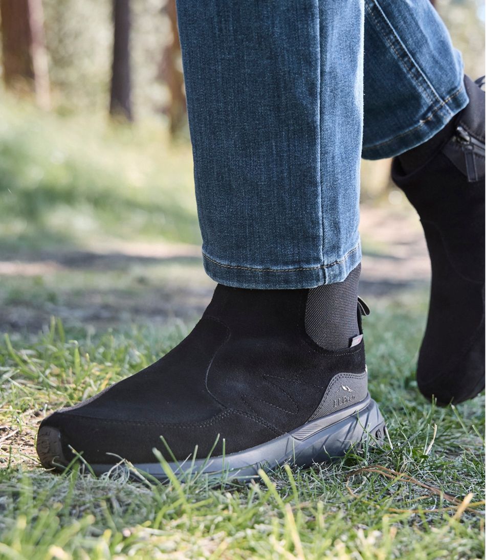 L.L.Bean Women's Snow Sneaker Sport Waterproof Boots, Pull-On Side Zip NEW|FOOTWEAR