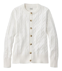 L.L.Bean Women's The Original Double L® Sweater, Cable Cardigan NEW|CLOTHING