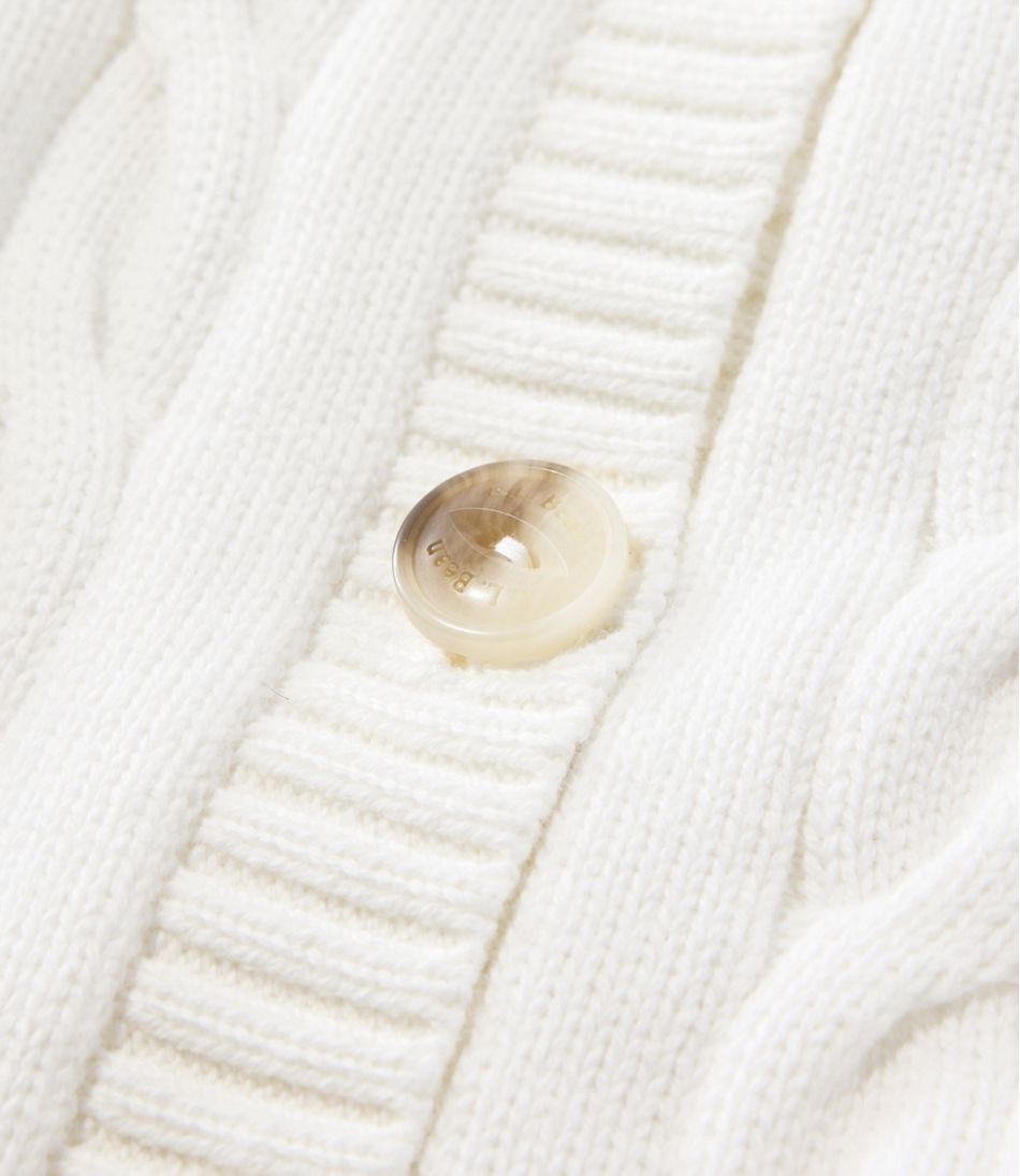 L.L.Bean Women's The Original Double L® Sweater, Cable Cardigan NEW|CLOTHING