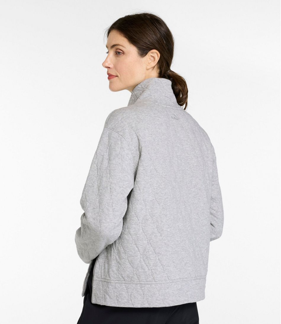 L.L.Bean Women's VentureSoft Quilted Funnelneck Pullover NEW|CLOTHING