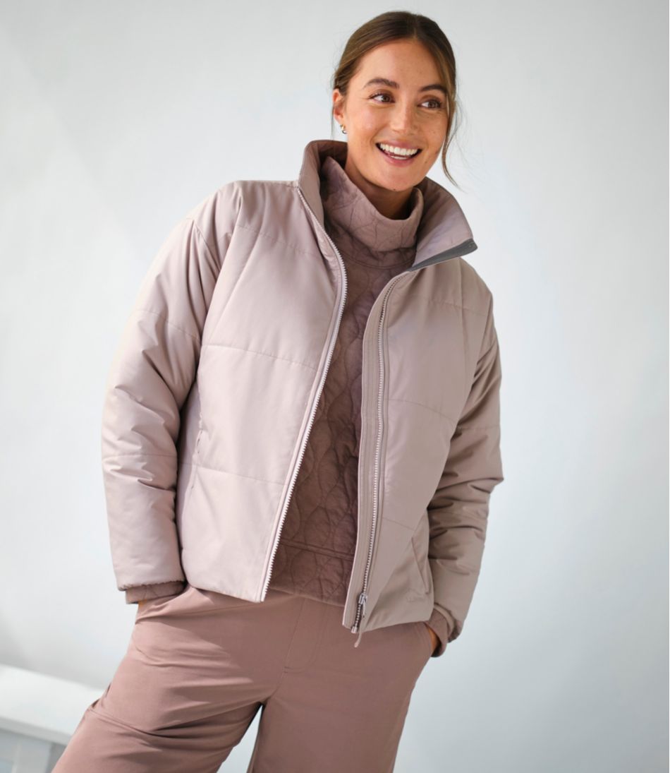 L.L.Bean Women's VentureSoft Quilted Funnelneck Pullover NEW|CLOTHING