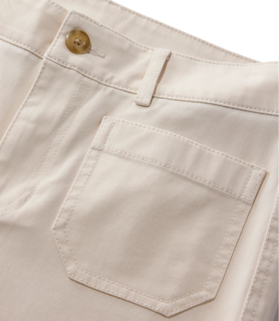 L.L.Bean Women's Comfort Stretch Patch Pocket Pants, Mid-Rise Wide Straight-Leg Chino NEW|CLOTHING