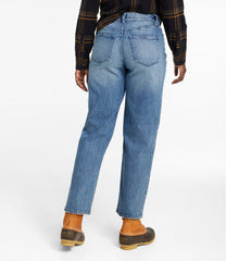 L.L.Bean Women's Signature 1912 Premium Jeans, High-Rise Barrel Ankle NEW|CLOTHING