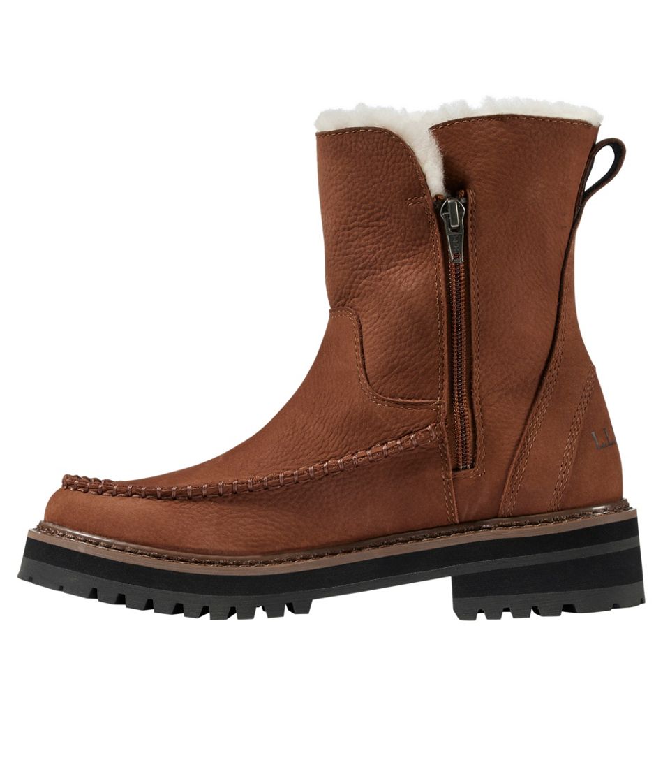 L.L.Bean Women's Camden Hill Moto Boots NEW|FOOTWEAR