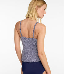 L.L.Bean Women's Coastal Essential Scoop Tankini Top, Print NEW|CLOTHING