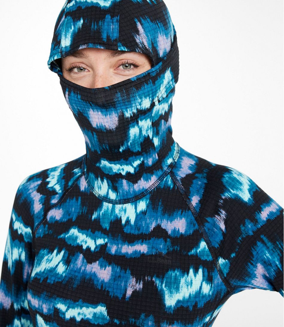 L.L.Bean Women's Heavyweight Base Layer Hoodie Printed NEW|CLOTHING