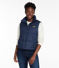 L.L.Bean Women's Mountain Classic Down Vest, Cropped NEW|OUTERWEAR