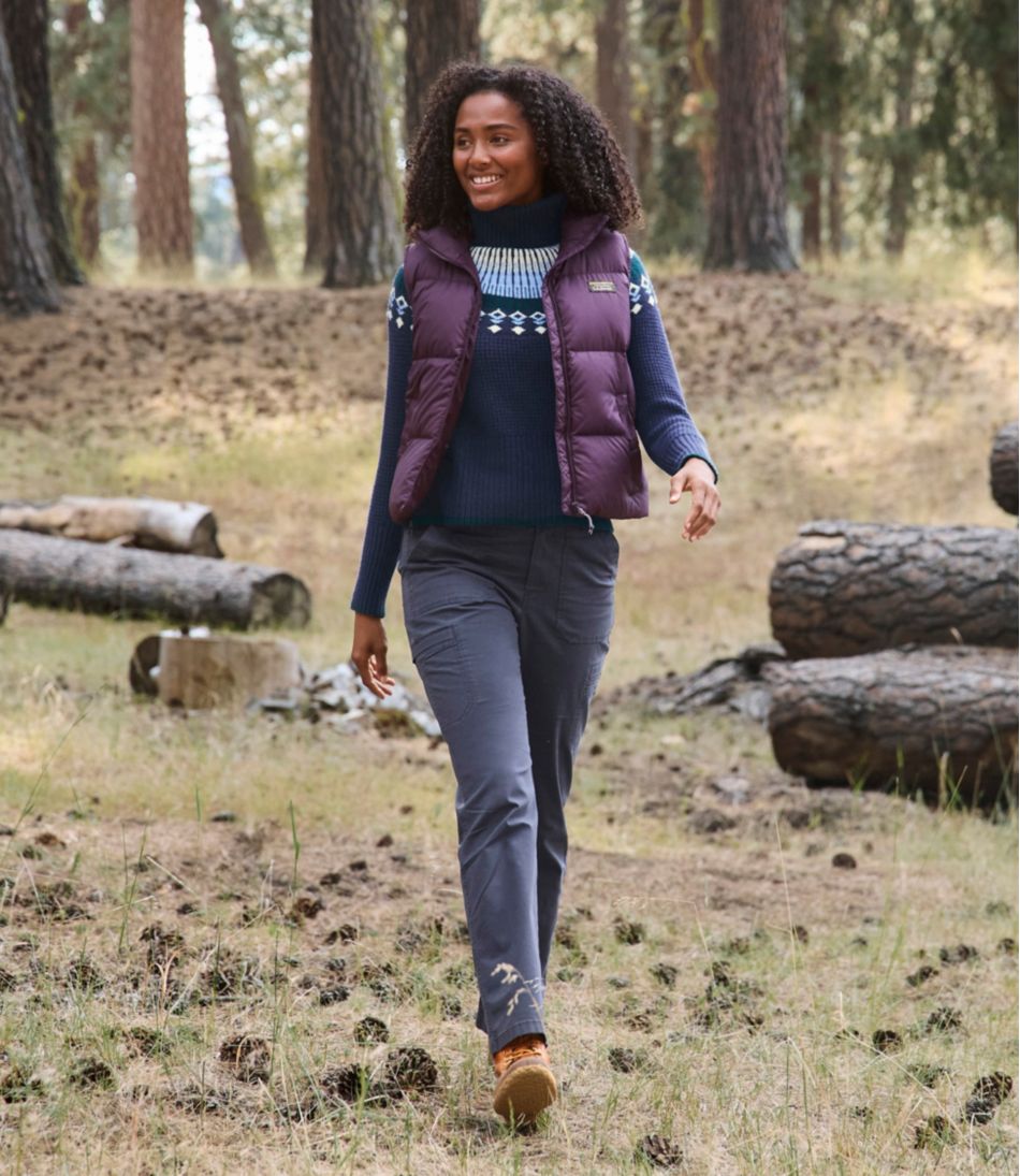L.L.Bean Women's Mountain Classic Down Vest, Cropped NEW|OUTERWEAR
