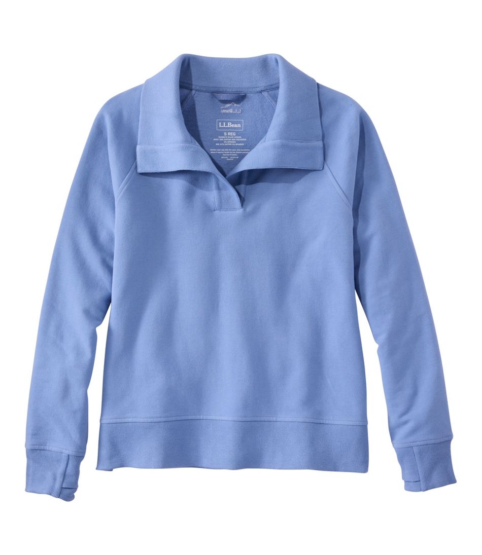 L.L.Bean Women's Bean's Cozy Splitneck Pullover Sweatshirt NEW|CLOTHING