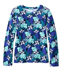 L.L.Bean Women's SunSmart UPF 50+ SunShirt, Long-Sleeve Print NEW|CLOTHING