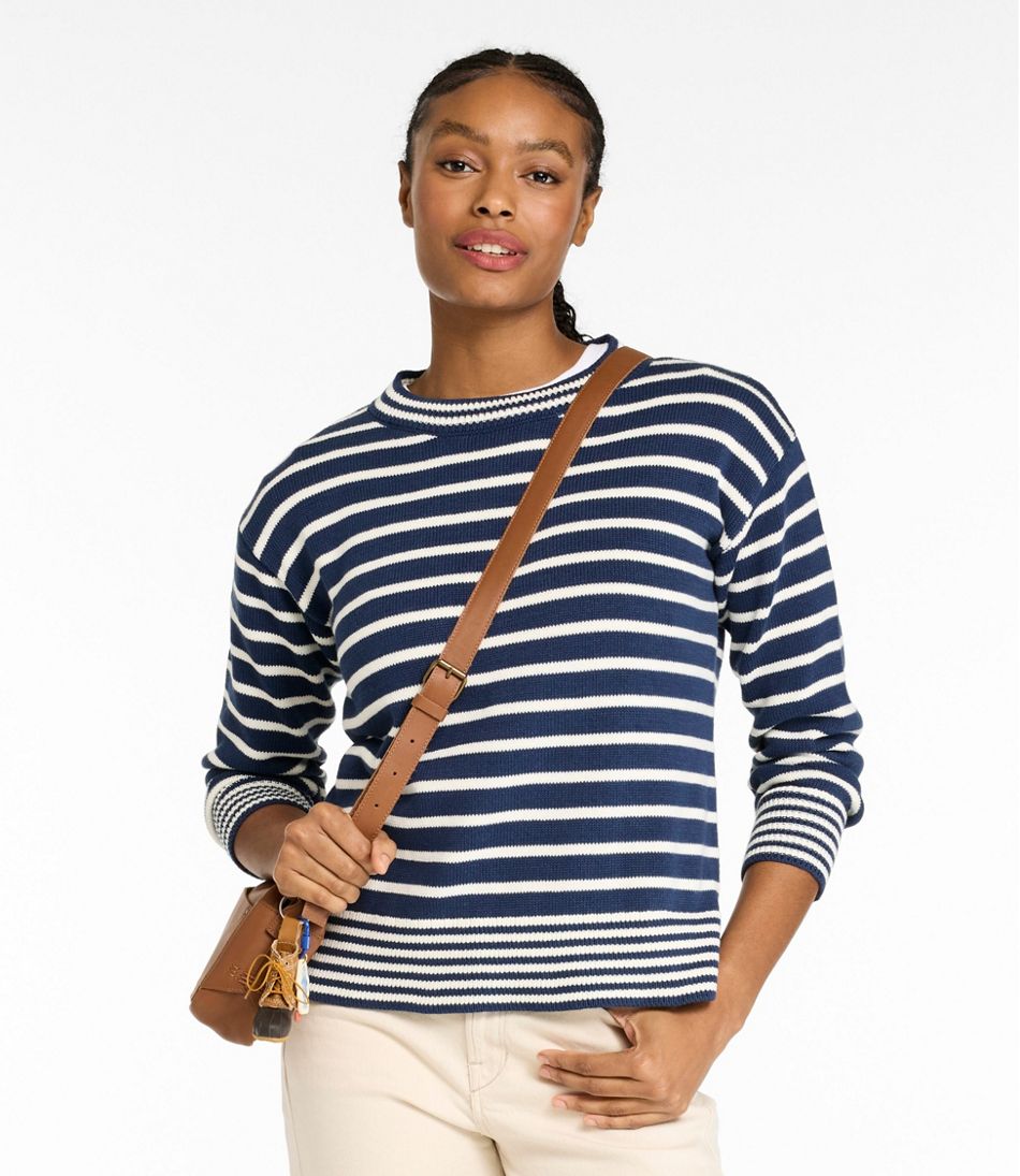 L.L.Bean Women's Signature Original Cotton Sweater, Crewneck NEW|CLOTHING