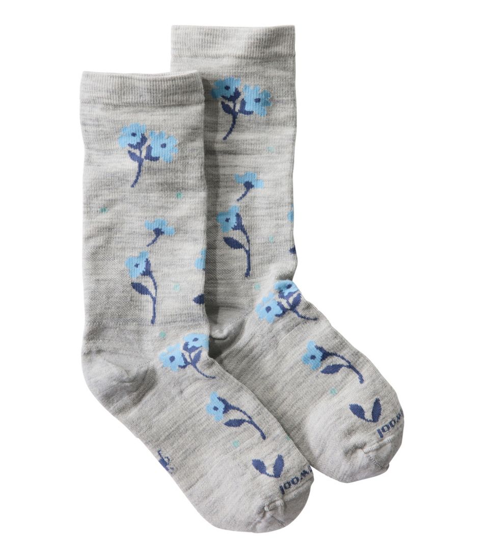 L.L.Bean Women's Smartwool Everyday Garden Gala Crew Socks NEW|CLOTHING