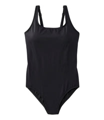 L.L.Bean Women's Coastal Essential Swimwear, Scoop Tanksuit NEW|CLOTHING