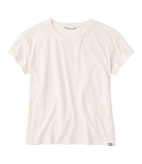 L.L.Bean Women's Mountainside Crewneck Tee, Short-Sleeve NEW|CLOTHING