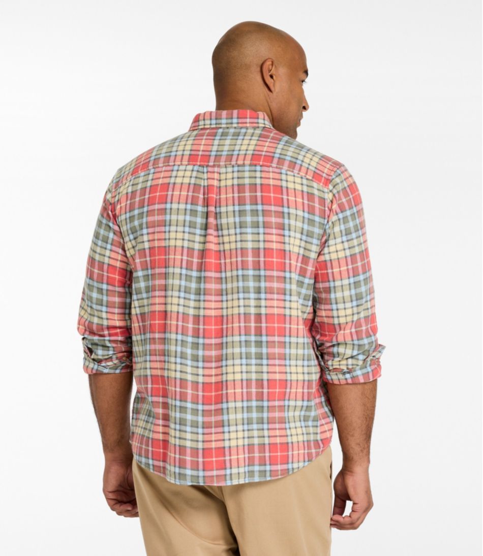 L.L.Bean Men's Sunwashed Twill Shirt, Slightly Fitted Untucked Fit NEW|CLOTHING|SALE