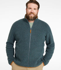 L.L.Bean Men's All Season Wool Fleece Full-Zip Sweater NEW|CLOTHING|OUTERWEAR|SALE