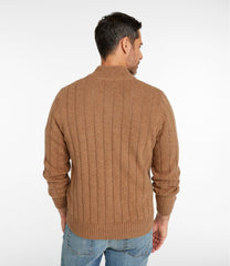 L.L.Bean Men's Riverton Wool/Cotton Sweater, Mockneck NEW|CLOTHING