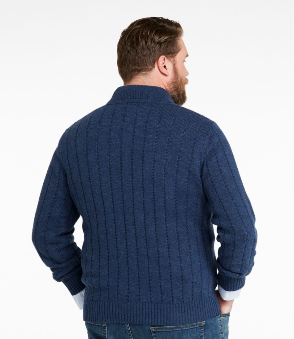 L.L.Bean Men's Riverton Wool/Cotton Sweater, Mockneck NEW|CLOTHING
