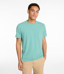L.L.Bean Men's Comfort Stretch Performance® Pima Tee, Short-Sleeve Without Pocket NEW|CLOTHING|SALE