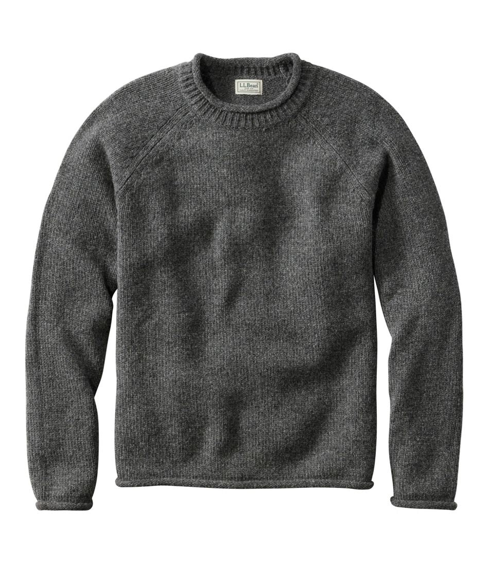 L.L.Bean Men's Bean's Classic Ragg Wool Sweater, Rollneck NEW|CLOTHING