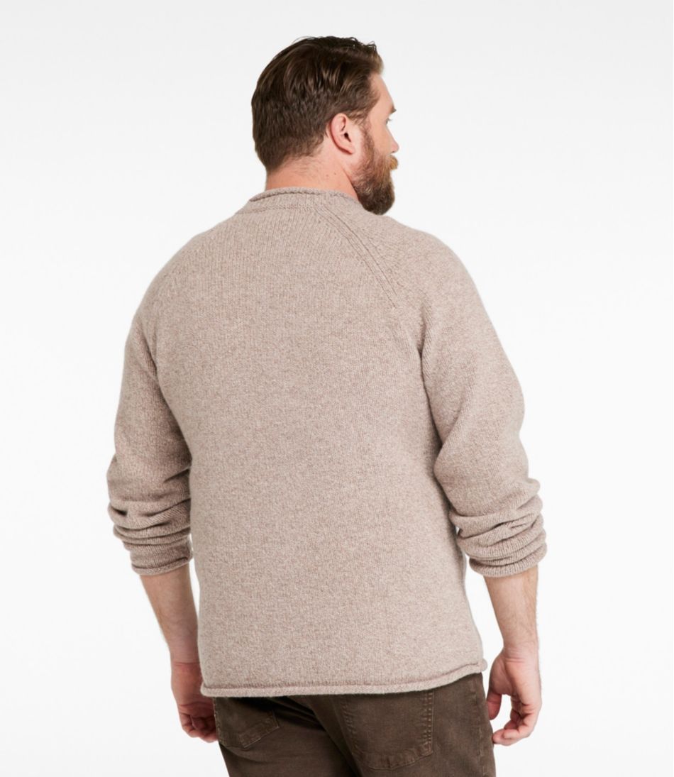 L.L.Bean Men's Bean's Classic Ragg Wool Sweater, Rollneck NEW|CLOTHING