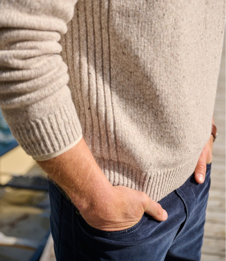 L.L.Bean Men's All Seasons Wool Crewneck Sweater NEW|CLOTHING