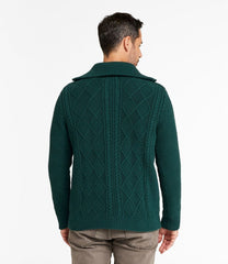 L.L.Bean Men's Signature Cotton Fisherman Sweater, Full-Zip NEW|CLOTHING|SALE