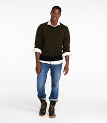 L.L.Bean Men's Signature 1980 Matinicus Rock Sweater, Crewneck NEW|CLOTHING