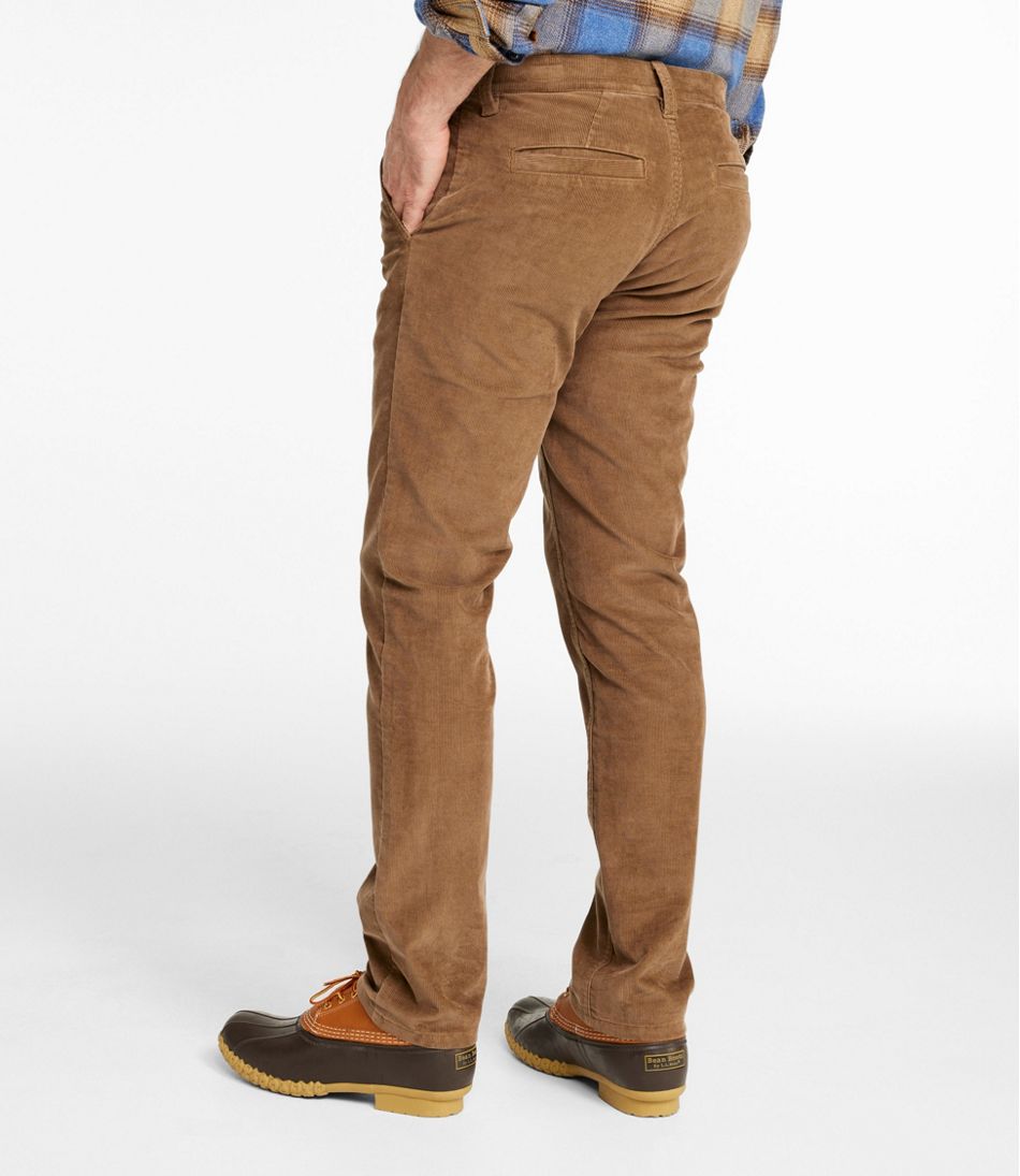 L.L.Bean Men's BeanFlex® Corduroy Pants, Chinos, Standard Fit, Straight Leg NEW|CLOTHING