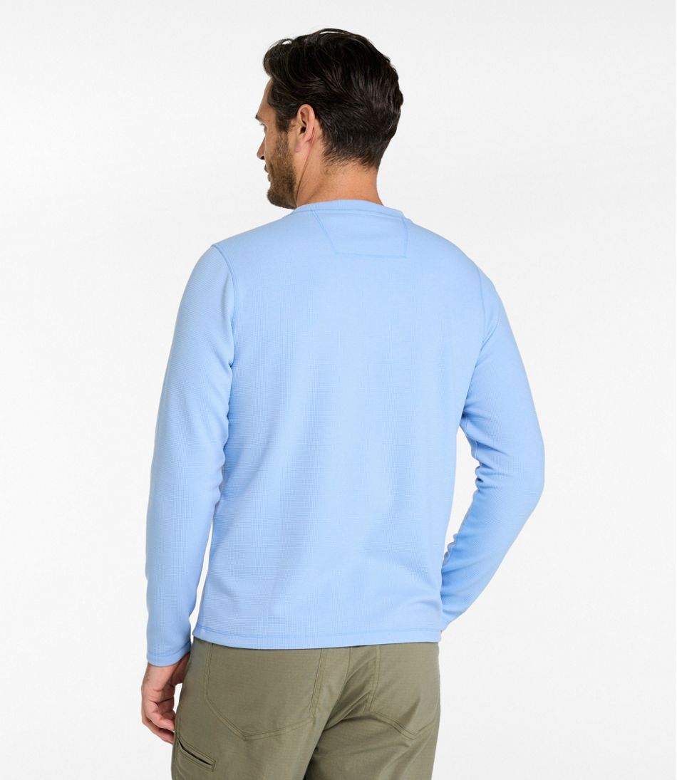 L.L.Bean Men's Mountainside Micro Waffle Crew NEW|CLOTHING