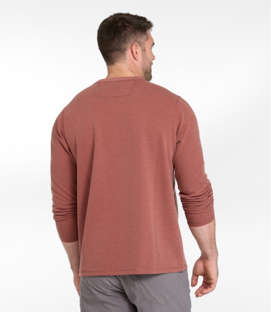 L.L.Bean Men's Mountainside Micro Waffle Crew NEW|CLOTHING