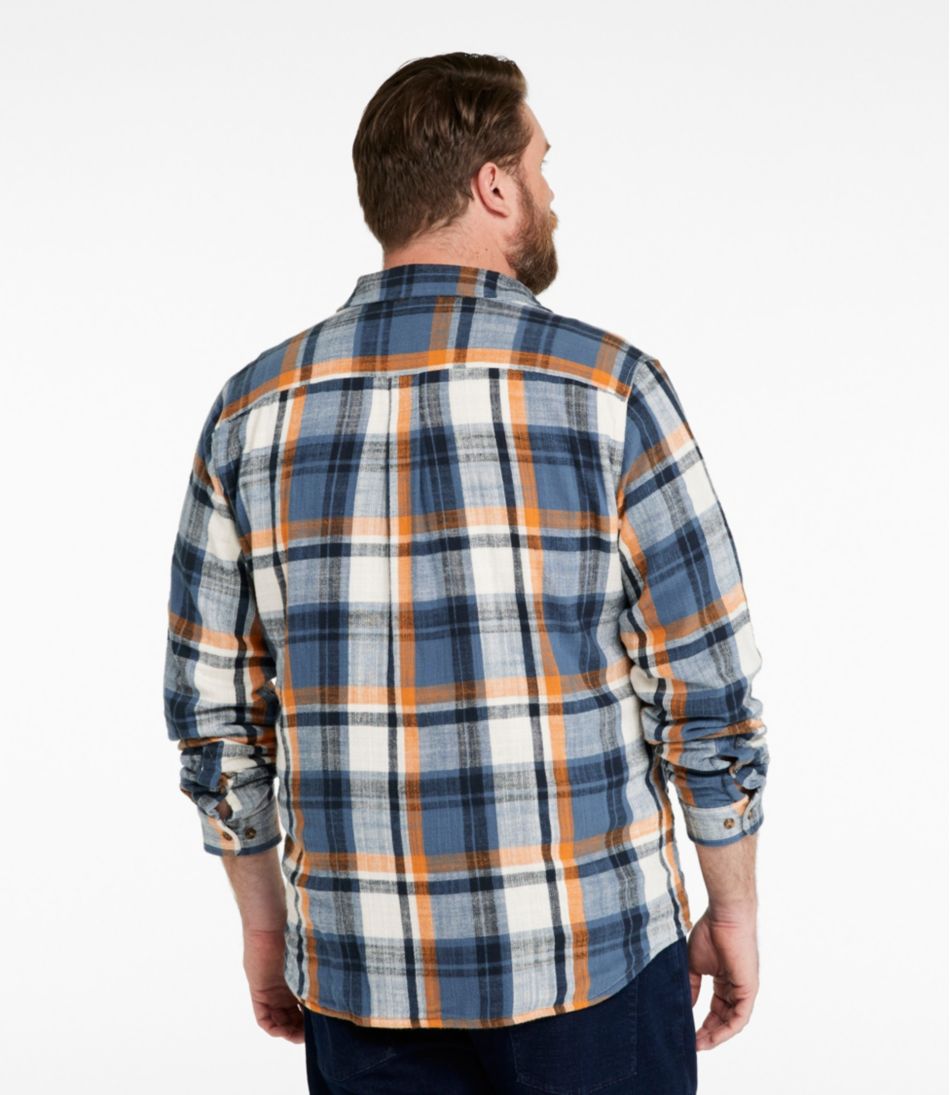 L.L.Bean Men's 1912 Field Flannel Shirt, Lined, Slightly Fitted Untucked Fit, Plaid NEW|CLOTHING|SALE