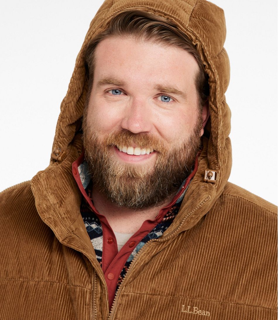 L.L.Bean Men's Mountain Classic Down Jacket, Corduroy NEW|OUTERWEAR